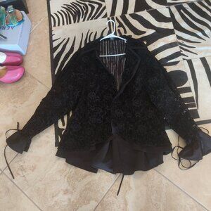 Torrid  Nightmare Before Christmas velvet jacket size 3x New